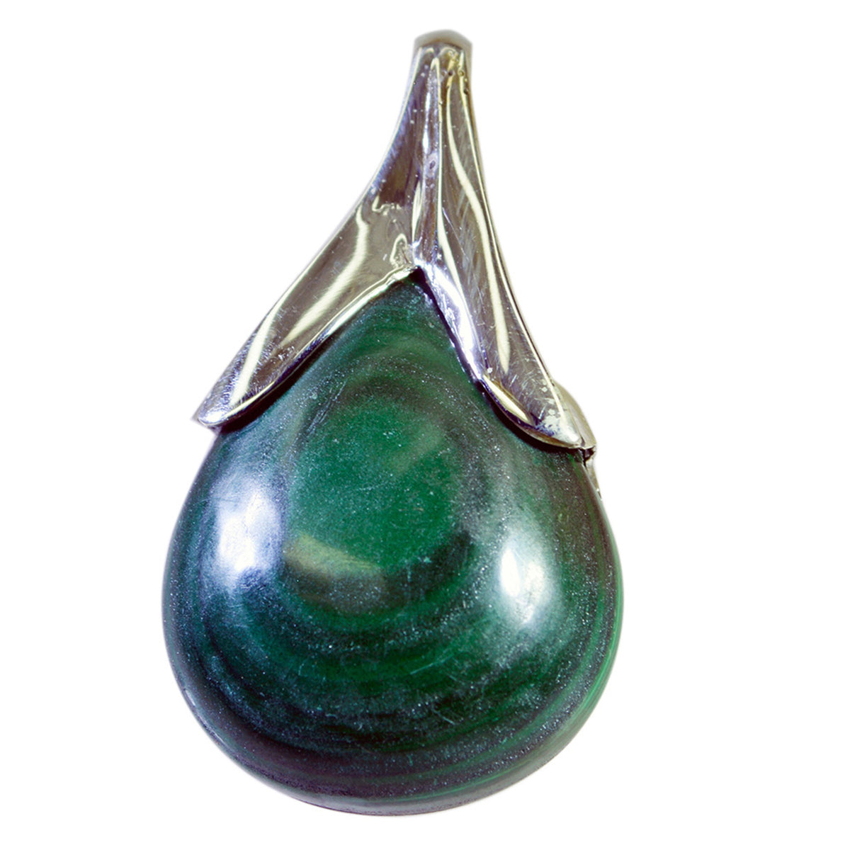 Grace Green Gemstone Pendant for Everyday Glam Malachite Green Green
