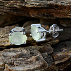 Alice Green Gemstone Stud Earrings for Everyday Glam