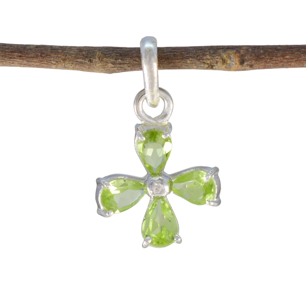 Ayaka Green Modern Minimalist Pendant Peridot Green Green