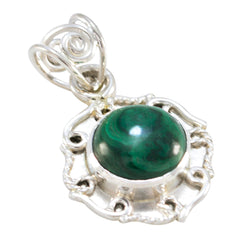 Lorena Green Rope-Wire Pendant with Malachite Stone