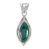 Ana Green Rope-Wire Pendant for Stylish Elegance Malachite Green Green
