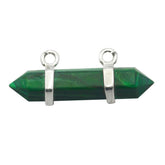 Claire Green Signet Featherlight Pendant for Everyday Glam Malachite Green Green