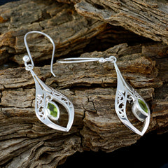 Camila Green Solitaire Dangle Earrings for Everyday Glam