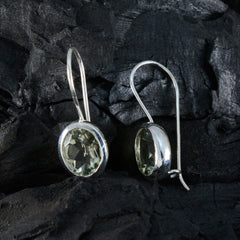 Elena Green Solitaire Dangle Earrings for Everyday Glam