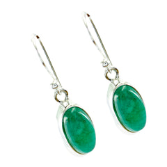 Mariana Green Solitaire Dangle Earrings for Everyday Glam