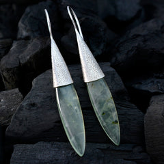 Ji-eun Green Solitaire Dangle Earrings for Glam Looks