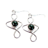 Marie Green Solitaire Dangle Earrings for Every Occasion Malachite Green Dangle