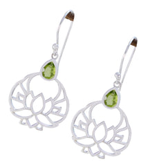 Ava Green Solitaire Dangle Earrings for Everyday Glam
