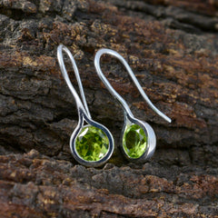 Julia Green Solitaire Dangle Earrings for Everyday Glam