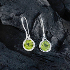 Julia Green Solitaire Dangle Earrings for Everyday Glam
