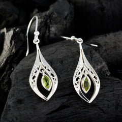 Camila Green Solitaire Dangle Earrings for Everyday Glam