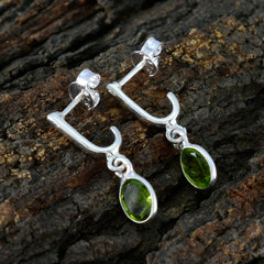 Lea Green Solitaire Stud Earrings for Everyday Glam