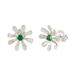 Antonia Green Solitaire Stud Earrings for Everyday Glam