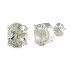 Julia Green Solitaire Stud Earrings for Everyday Glam
