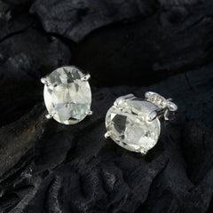 Julia Green Solitaire Stud Earrings for Everyday Glam