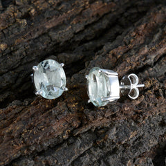 Julia Green Solitaire Stud Earrings for Everyday Glam