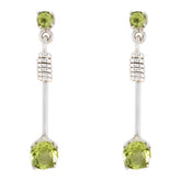 Laura Green Stud Earrings for Everyday Glam Peridot Green Stud