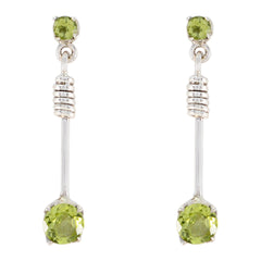 Laura Green Stud Earrings for Everyday Glam Peridot Green Stud