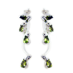 Rebeca Green Stud Earrings for Vibrant Looks Peridot Green Stud