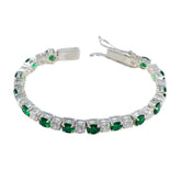 Greta Green Tennis Bracelet Gift for Every Occasion Emerald CZ Green