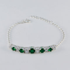 Isabel Green Tennis Bracelet for Everyday Elegance