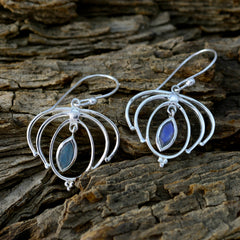 Soo-jin Grey Solitaire Dangle Earrings for Everyday Glam