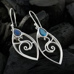 Yan Grey Solitaire Dangle Earrings for Elegant Style