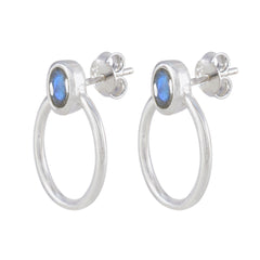 Riley Grey Solitaire Stud Earrings for Everyday Glam