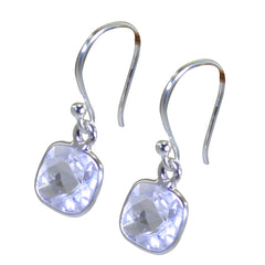 Hana White Dangle Earrings for Stylish Everyday Wear