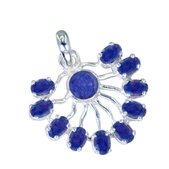 Hanna Blue wedding Statement Pendant