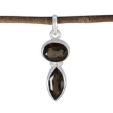 Hanna Brown Love Whisper-thin Pendant Smoky Quartz Brown Brown