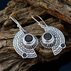 Hannah Brown Earrings with Elegant Gemstone Design