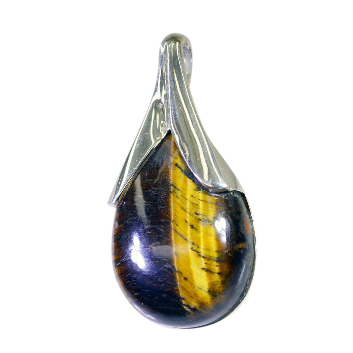 Hannah Brown Fairytale Pendant with Tiger Eye Gemstone Tiger Eye Brown Brown