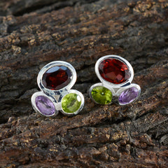 Hannah Multicolor Stud Earrings for Everyday Glam