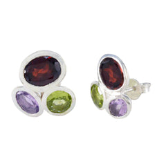 Hannah Multicolor Stud Earrings for Everyday Glam