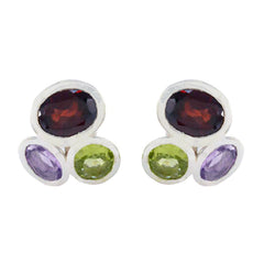 Hannah Multicolor Stud Earrings for Everyday Glam Multi multicolor Stud