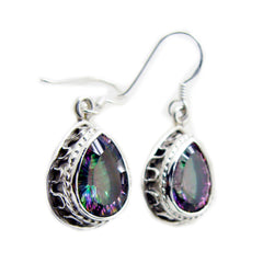 Haruka Classic Earrings with Colorful Teardrop Design Mystic Quartz multicolor Dangle