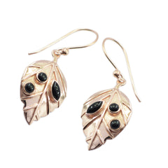 Hazel Black Featherlight Earrings for Elegant Style