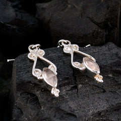 Hazel Pink Dangle Earrings for Everyday Glam