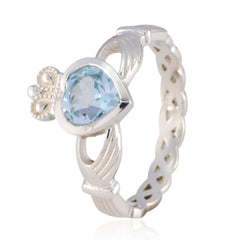 Zazlle Heart-Shaped Gemstone Ring for Everyday Glam