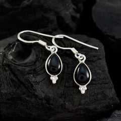 Isabella Black Dangle Earrings for Chic Style