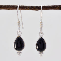 Isabella Black Dangle Earrings for Chic Style