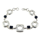 Isabella Black Links Bracelet for Stylish Accessories Black Onyx Black