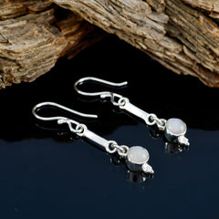 Isadora White Dangle Earrings for Chic Fashion