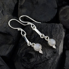 Isadora White Dangle Earrings for Chic Fashion