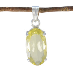 Isadora Yellow Pendant - Vibrant Gemstone Jewelry Lemon Quartz Yellow Yellow