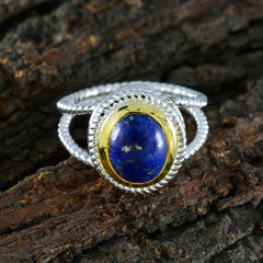Ivana Rope-Wire Blue Solitaire Ring