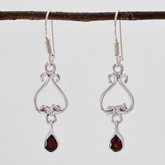 Ivy Red Dangle Earrings for Everyday Glam