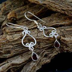 Ivy Red Dangle Earrings for Everyday Glam