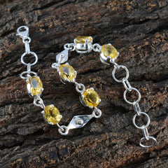 Ellie Gift Slim Yellow Links Bracelet